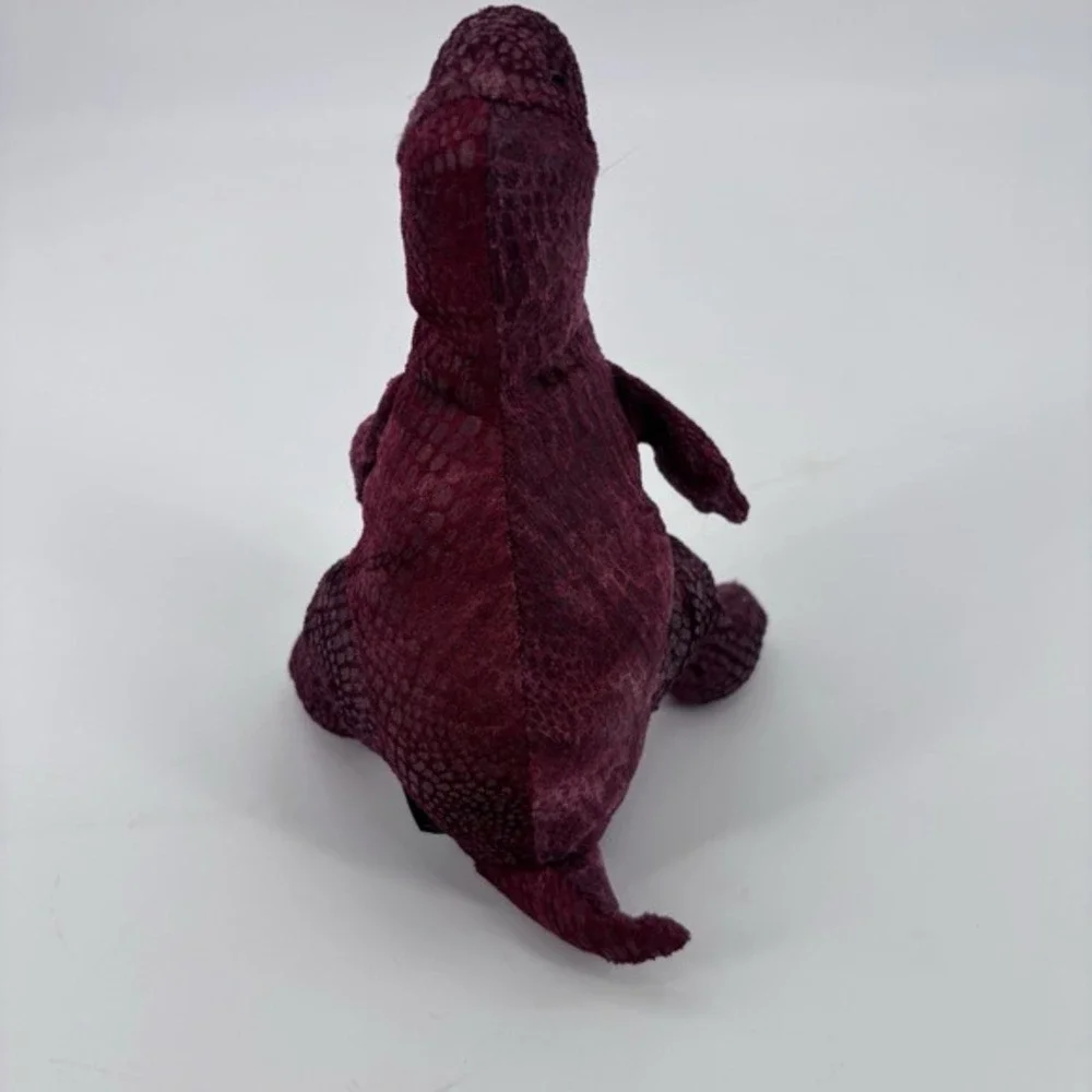 Russ‎ Zonies Earth Zone Megabyte Red T-Rex Dinosaur Beanbag Plush Stuffed 1997